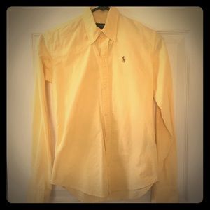 RL Slim Fit Long Sleeve Button Down Oxford Shirt